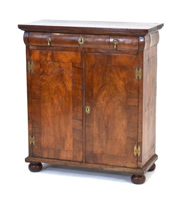 Lot 12 - A late 17th/early 18th century walnut and...