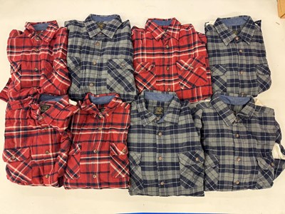 Lot 3214 - 8x Jachs Heritage Flannel shirt and check...