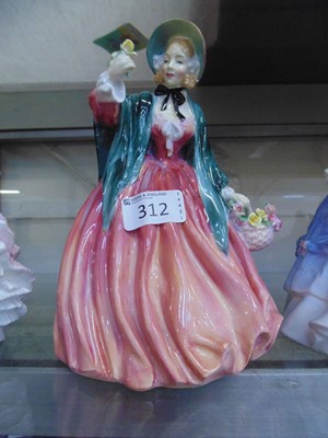 Lot 312 - A Royal Doulton ceramic figurine 'Lady...