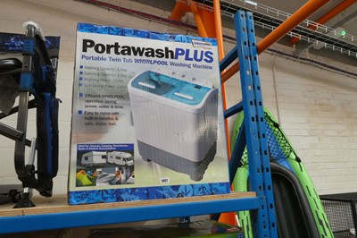 Lot 2037 - Portable Porta Wash Plus twin tub washing machine