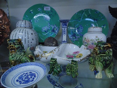 Lot 360 - An assortment of decorative ceramic tableware...