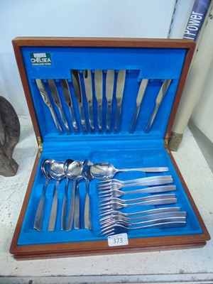 Lot 373 - A part canteen of Viner's 'Chelsea' flatware