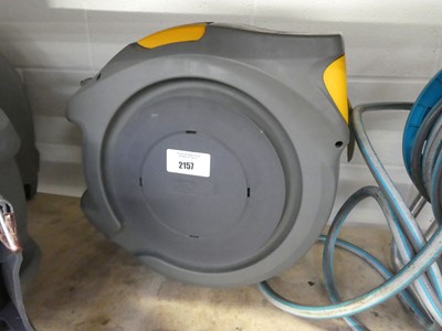 Lot 2157 - Hozelock 30m wall mounted retractable hose reel