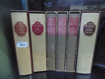 Lot 387 - Three volumes of works by William Shakespeare...