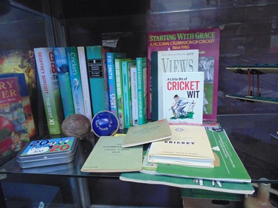 Lot 400 - A selection of cricket books by Geoffrey...