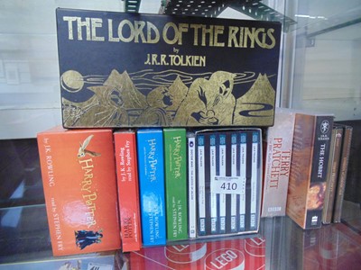 Lot 410 - An assortment of audio book CDs and cassettes...