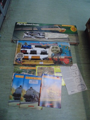 Lot 415 - A boxed electric train set by Hornby together...