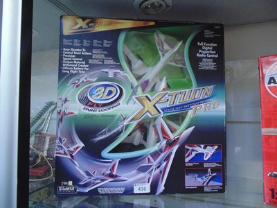 Lot 416 - A boxed X-Twin advance model flyer with stunt...