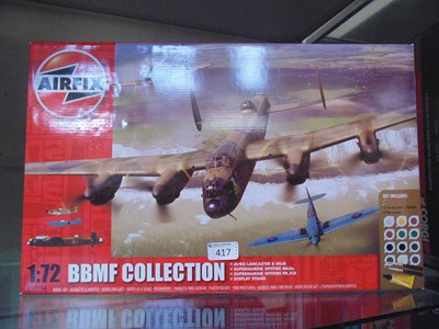 Lot 417 - A boxed Airfix scale 1:72 model BBMF Lancaster...