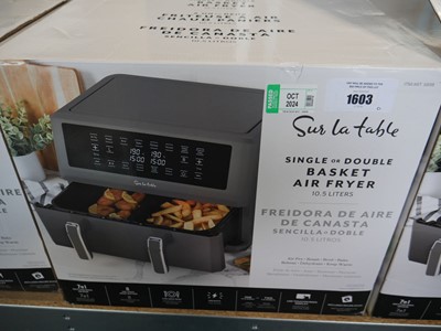 Lot 1603 - Sur la Table air fryer, boxed