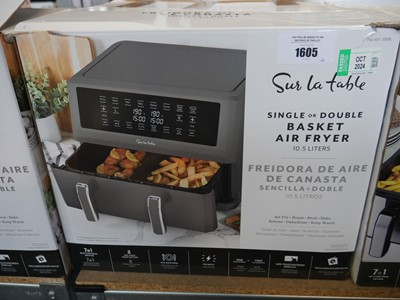 Lot 1605 - Sur la Table air fryer, boxed