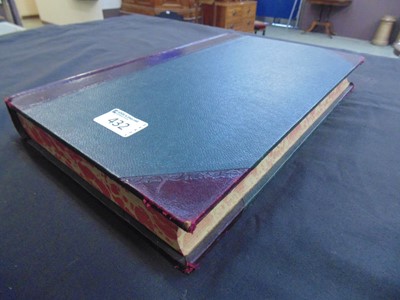 Lot 432 - An early 20th century leather bound ledger...