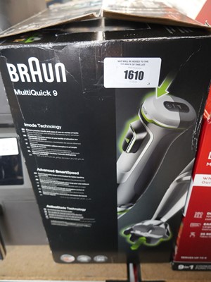 Lot 1610 - Braun MultiQuick 9 handheld food blender, boxed