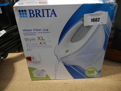 Lot 1662 - Boxed Brita water filter jug