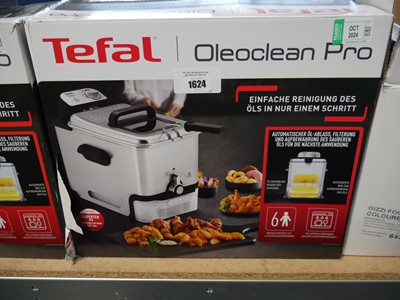 Lot 1624 - Boxed Tefal Oleoclean Pro deep fryers,...