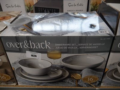 Lot 1626 - Over & Back dinnerware sets, boxed