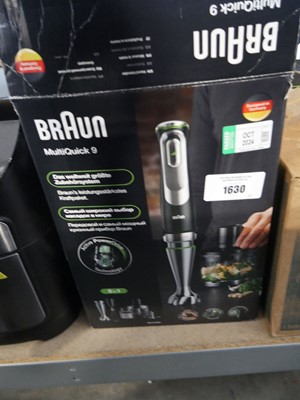 Lot 1630 - Braun MultiQuick 9 handheld food blender, boxed