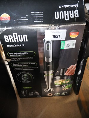 Lot 1631 - Braun MultiQuick 9 handheld food blender, boxed