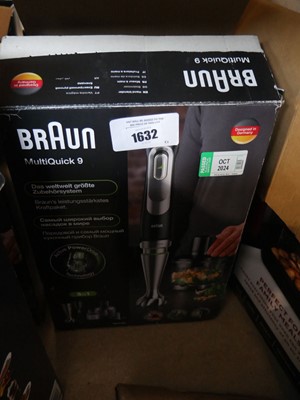 Lot 1632 - Braun MultiQuick 9 handheld food blender, boxed