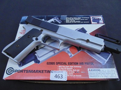 Lot 463 - A boxed G2005 special edition air pistol