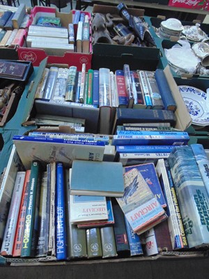 Lot 475 - Two trays of hardback military related books...