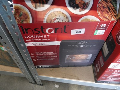 Lot 1634 - Instant Gourmet air fryer oven, boxed