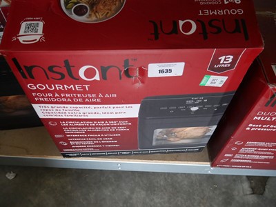 Lot 1635 - Instant Gourmet air fryer oven, boxed