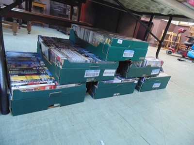 Lot 485 - Six trays of DVDs