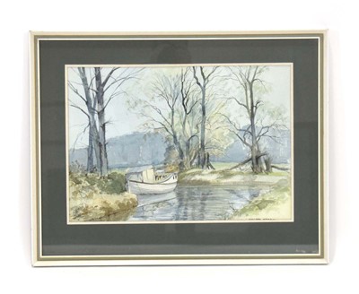 Lot 212 - David Green (1935-2013), 'Ouse Mooring',...