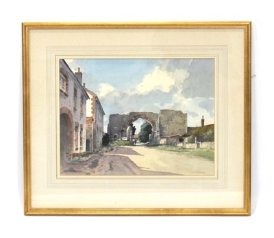 Lot 214 - Stanley Orchart (1920-2005), A ruined gateway...