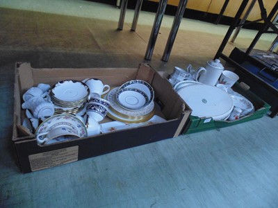 Lot 507 - Two trays of decorative ceramic ware to...