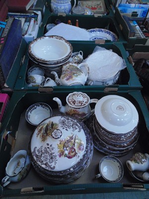 Lot 510 - Two trays containing Royal Worcester 'Palissy'...