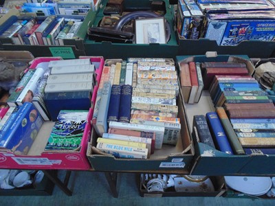 Lot 512 - Three trays of hardback books on various subjects