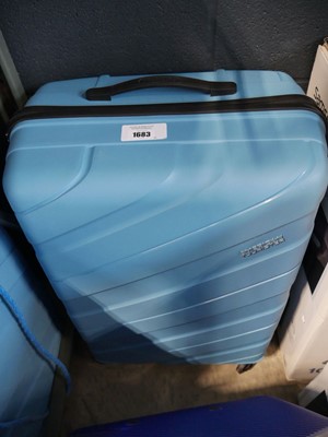 Lot 1683 - American Tourister suitcase in light blue