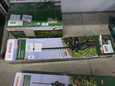 Lot 2246 - Bosch Advanced cordless hedge trimmer