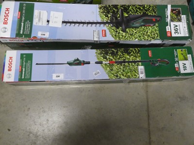 Lot 2247 - Bosch Universal hedge pole cordless telescopic...