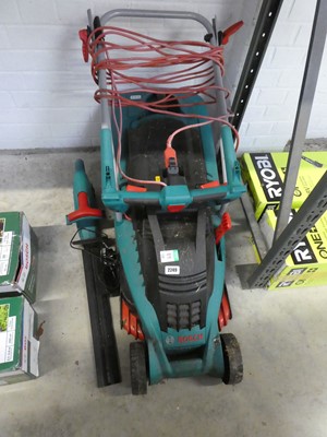 Lot 2249 - Bosch electric lawnmower plus Bosch cordless...