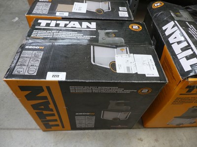 Lot 2272 - Titan 240V silent garden electric shredder