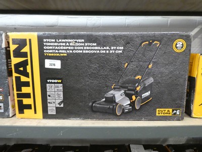 Lot 2276 - Titan 37cm electric lawnmower