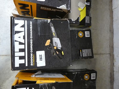 Lot 2292 - Titan electric chainsaw