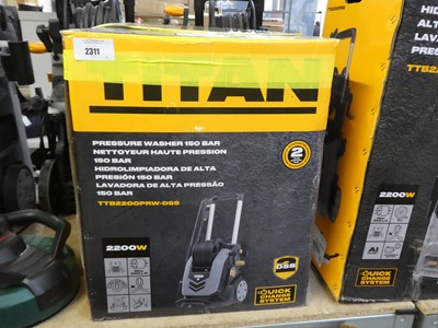 Lot 2311 - Titan TTB2200PRW electric pressure washer