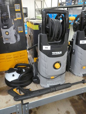 Lot 2312 - Titan TTB2200PRW electric pressure washer with...