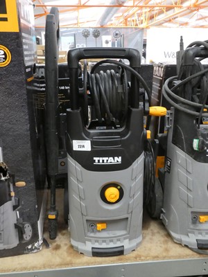 Lot 2314 - Titan TTB2200PRW electric pressure washer with...