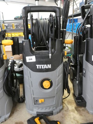 Lot 2319 - Titan TTB2200PRW electric pressure washer, no...