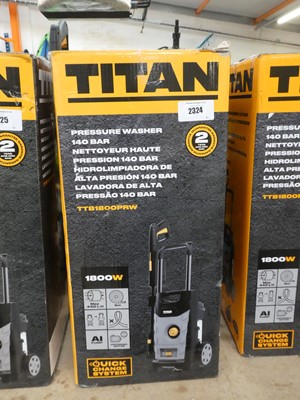 Lot 2324 - Titan TTB1800PRW 140 bar electric pressure...