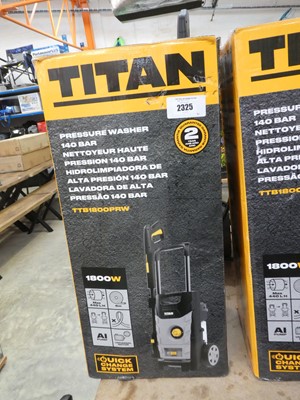 Lot 2325 - Titan TTB1800PRW 140 bar electric pressure...