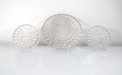 Lot 146 - A Baccarat crystal Gouttes d'eau table centre,...