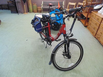 Lot 90 - An electric step through battery operated bicycle