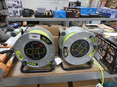 Lot 2363 - 2 Masterplug 25m cable reels