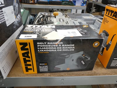 Lot 2366 - Titan 240V belt sander